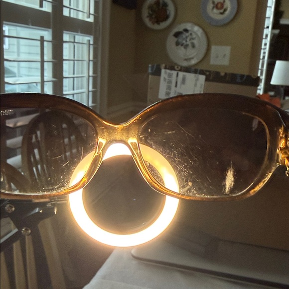 Jimmy Choo Jacqueline/S WVAFM Gold Glitter Sparkle Sunglasses 57-18-125 main image 4